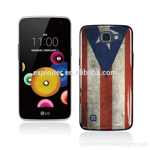 Full protective epoxy universal phone cover for LG k4 case cover